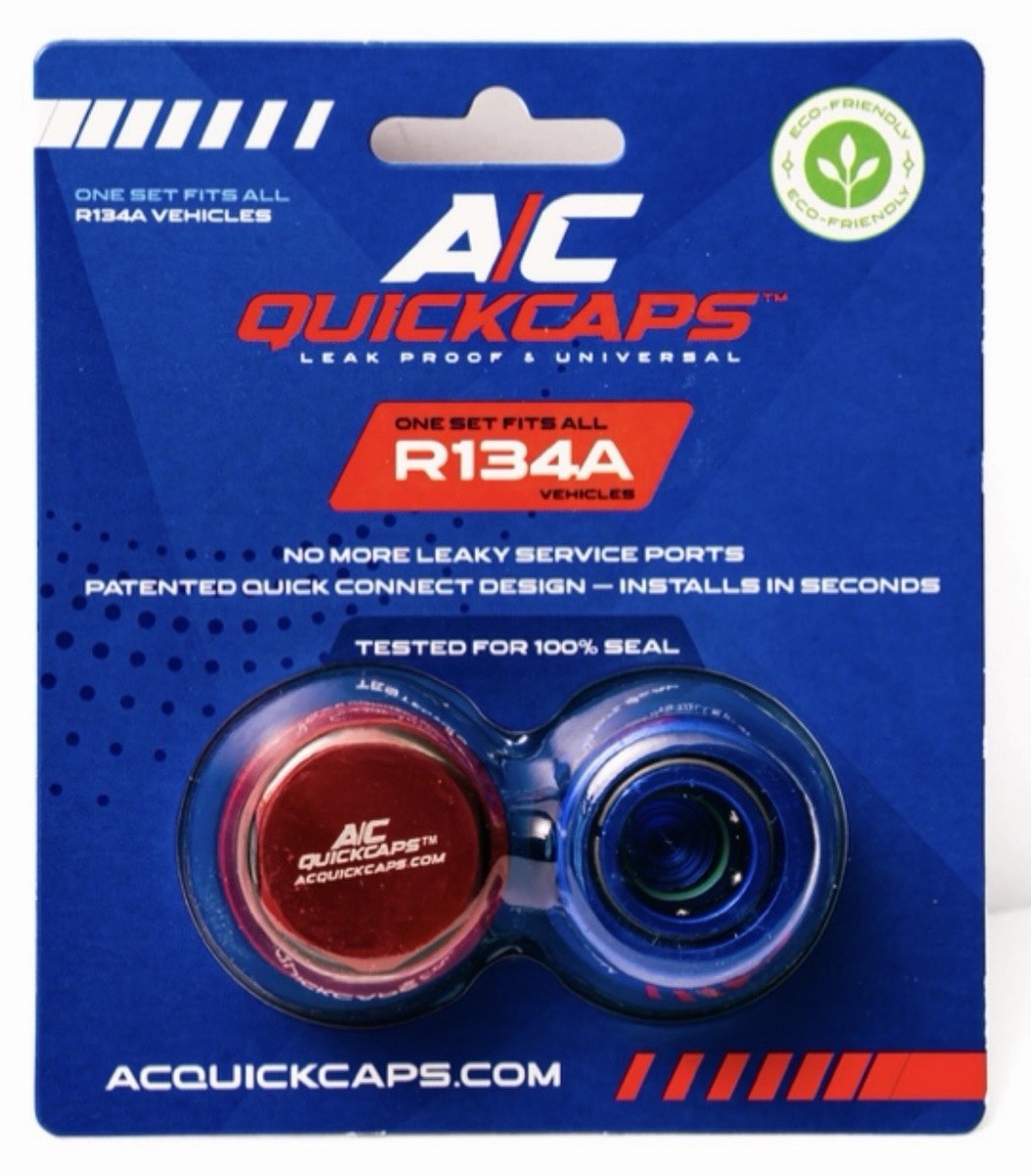 Billet R134a A/C Service Port Caps Leak Proof | eBay