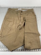 Goodfellow  Co Hennepin Chino Skinny Pants 32Wx32L Khaki