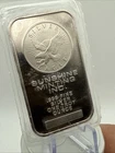 Vintage 1oz .999 Fine Silver Sunshine Minting Bar. #4 In OMP