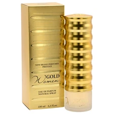 Prestige Gold Women by New Brand perfume EDP 3.3 /3.4 oz New In Box