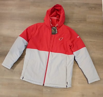 Arizona Cardinals Nike Shield Heavyweight Parka Jacket Coat Men s Size XL $195 