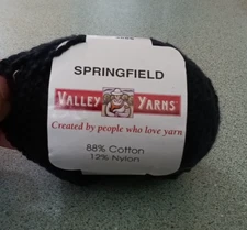 Valley Yarns 'Springfield' 88% Cotton 12% Nylon 50g 110 yards sold by skein