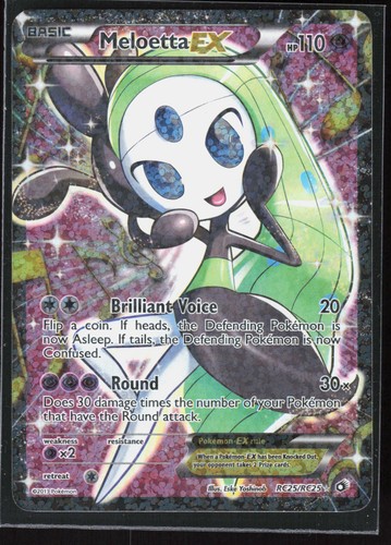 Pokemon TCG Meloetta EX (Full Art) #RC25/RC25