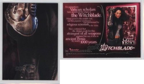 2002 Inkworks Witchblade Season 1 Quest for Justice Puzzle Center Left #Q4 d8k - Bild 3 von 3