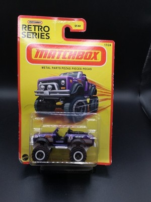 Matchbox Dodge 1976 International Scout 4X4 Purple American Retro Series Karte