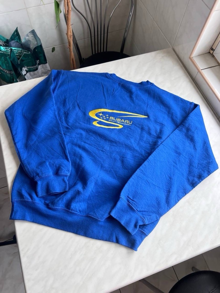 Subaru Embroidered Logo Racing World Rally Team Japan Sweatshirt