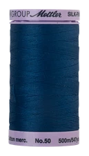 Night Blue 0823 | Silk-Finish Cotton 50wt - #9104 (500M / 547Y Spool) | Mettler