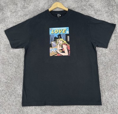 NWT Brain Dead x Charles Burns ''Unwholesome Love'' T-Shirt - Black (Size M)