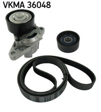 SKF Keilrippenriemensatz VKMA 36048 für DACIA LOGAN RENAULT THALIA 2 1 LAGUNA 3