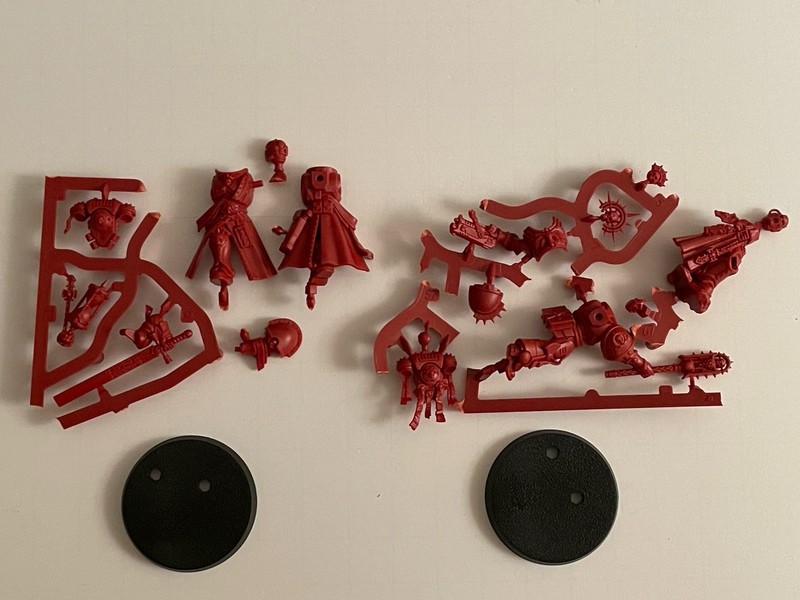 Warhammer 40K Space Marines Judiciar + Chaplain Lot Dawn of War - NOS - No box
