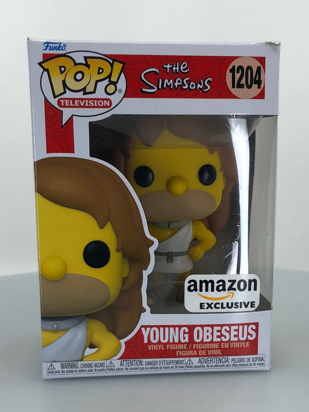 Funko Pop! Television Animation The Simpsons Young Obeseus #1204 Damaged Box