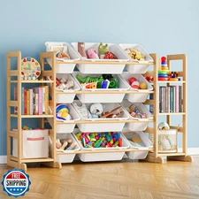 SpaceAid Toy Storage Organizer with 6 Shelves and 12 Bins, Toy Organizers Sto