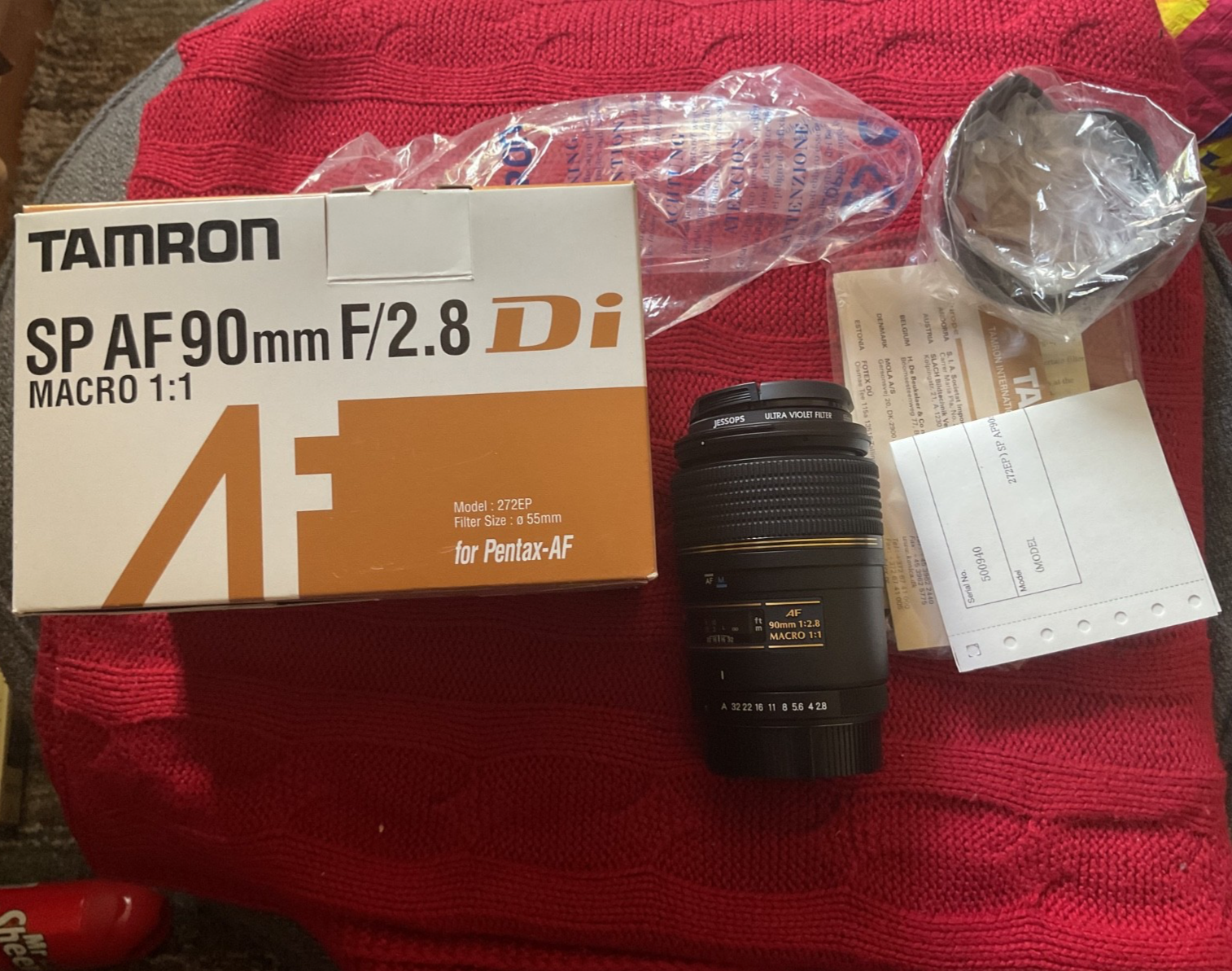 Tamron AF 90mm f/2.8 Di SP Macro Lens Nikon Photography Camera Lens - Pentax-AF