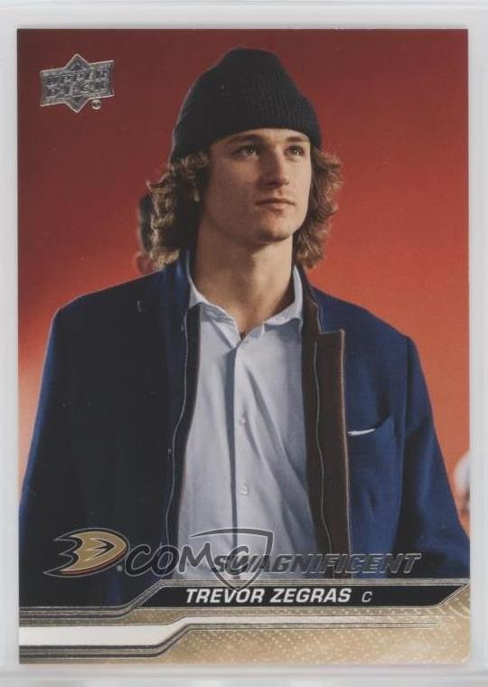 2023-24 Upper Deck Series 1 Swagnificent Trevor Zegras #1 10ft