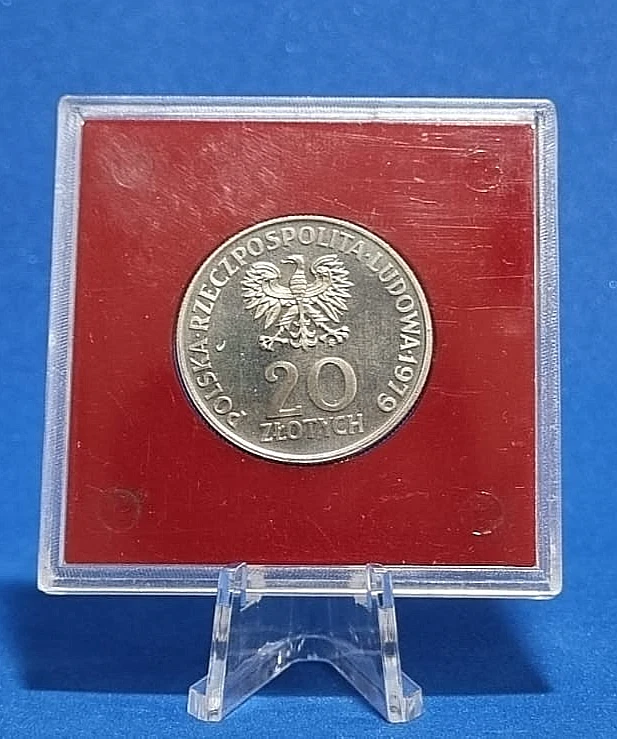 Polen 20 Zloty 1979 Polnisches Kinder-Gedenkkrankenhaus-Zentrum – Prozess - Bild 2 von 3