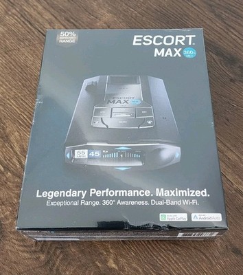 Escort MAX 360c MKII New Laser Radar Detector WiFi Bluetooth Extreme Range