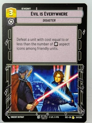 Star Wars Unlimited - x3 Evil is Everywhere 247