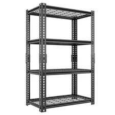 4-Tier Adjustable Shelving Heavy Duty Garage Organizer Storage Wire Rack Shelf
