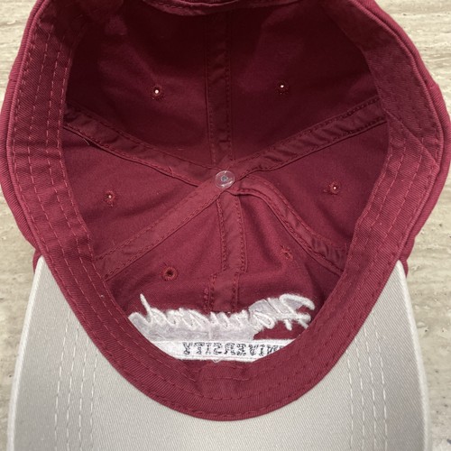 Harvard University Hat Women’s Baseball Cap Burgundy Strapback - Picture 6 of 6