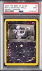 2003 POKEMON BEST OF GAME PROMO WINNER #8 ROCKET'S MEWTWO-REVERSE FOIL PSA 9