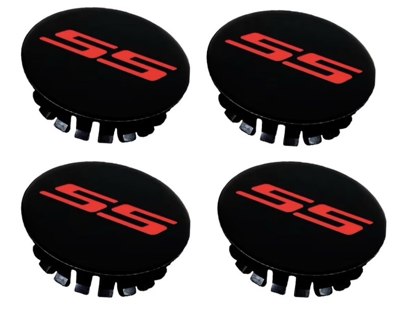 4PCS SS 66mm Hub Cap Wheel Cover Valve Cap Wheel Center Cap Hub Cover SS-66MM