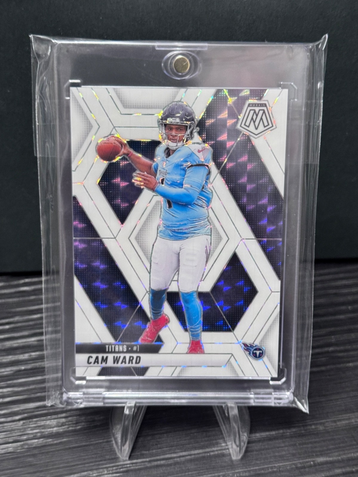 🔥🔥2025 Panini Mosaic - Cam Ward #382 Mosaic White /25 ⚪️
