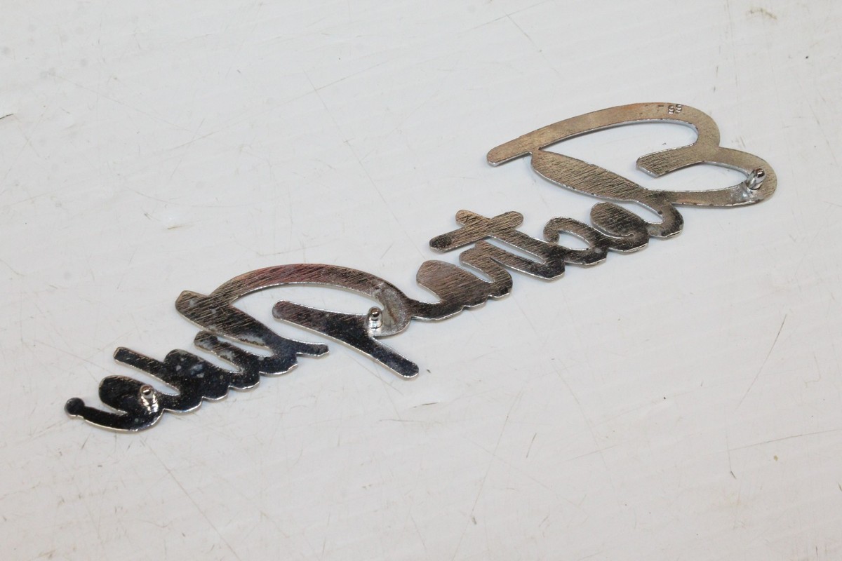 Harley Electra-Glide Fender Emblem Name Plates Pair Panhead