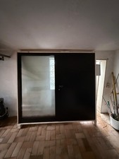 Premium Aluminium Haustür - SCHÜCO AT 95 - RAL 9005 Matt Schwarz