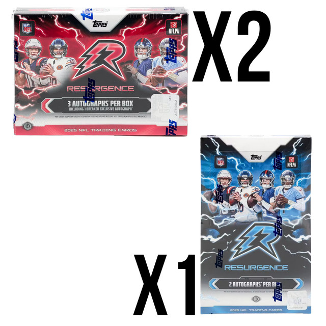 (Presell) #477 2025 Topps Resurgance Football 2XDelight 1XHobby Box Break - Live