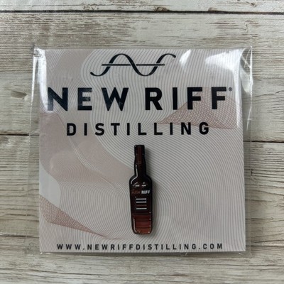 New Riff Distilling Rye and Bourbon Lapel Hat Pin Kentucky Bourbon Whiskey