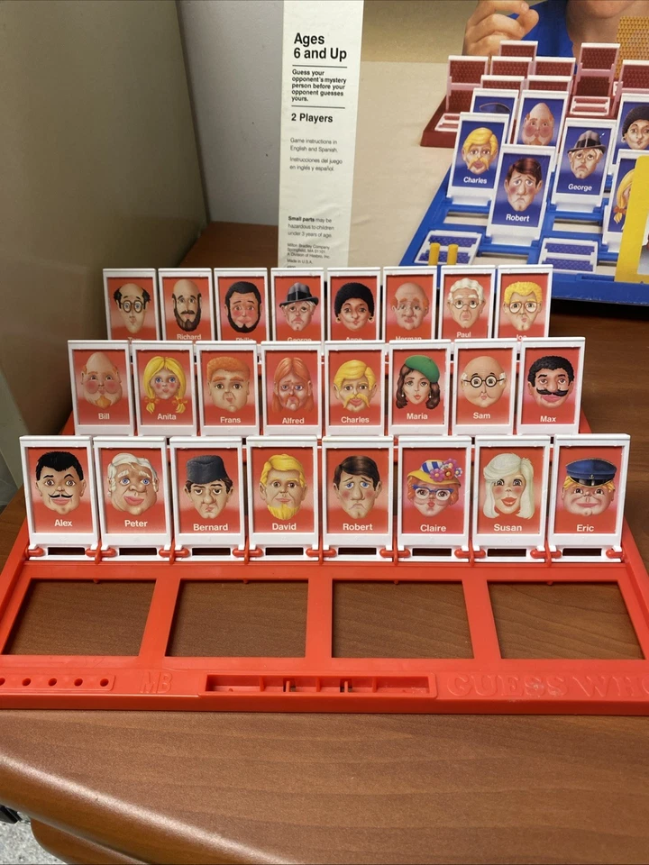 Vintage Guess Who Board Game 1987 Milton Bradley-Good condition. READ - Image 2 of 4