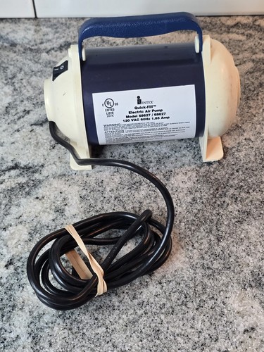 Intex Quick-Fill Electric Air Pump 58627 68627 120V AC Inflator Household Use