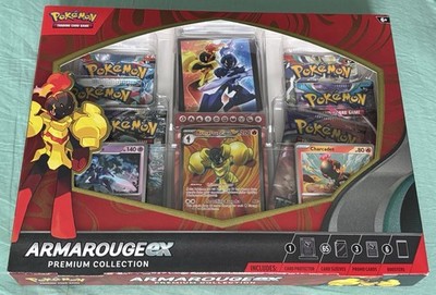 POKMON TCG ARMAROUGE ex HP 260 PREMIUM COLLECTION BOX with 6 Booster Packs  | eBay