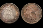 1876 Seated Liberty Quarter 25C PCGS AU58 MPD FS-305 | Nice Original Toning