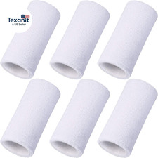 6 Inch Wrist Sweat Bands for Men Women Tennis Elastic Athletic Long Sweatband Wr