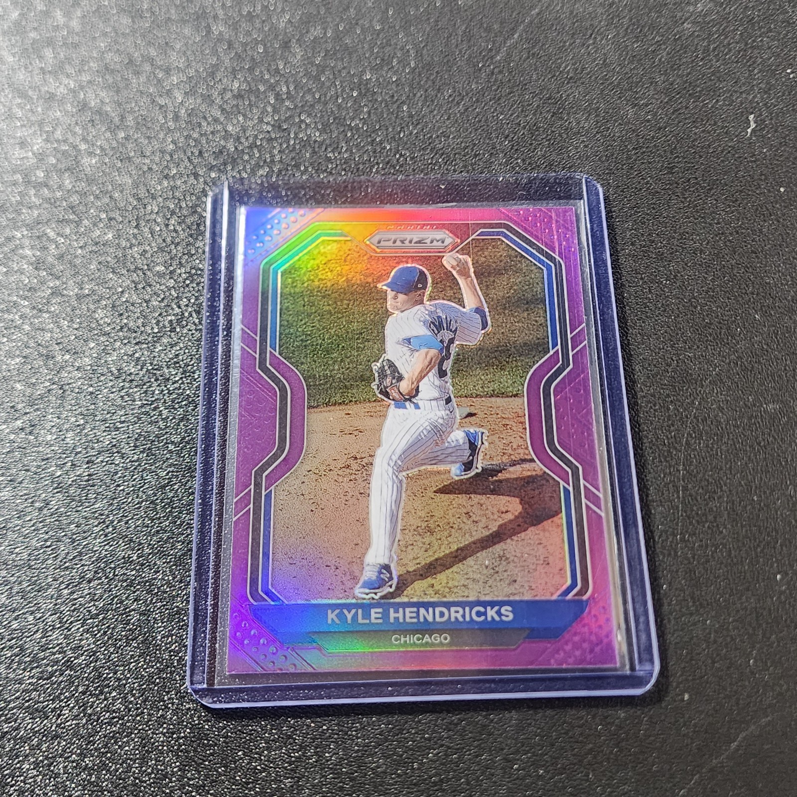 2021 Panini Prizm - Kyle Hendricks #97 Purple Prizm