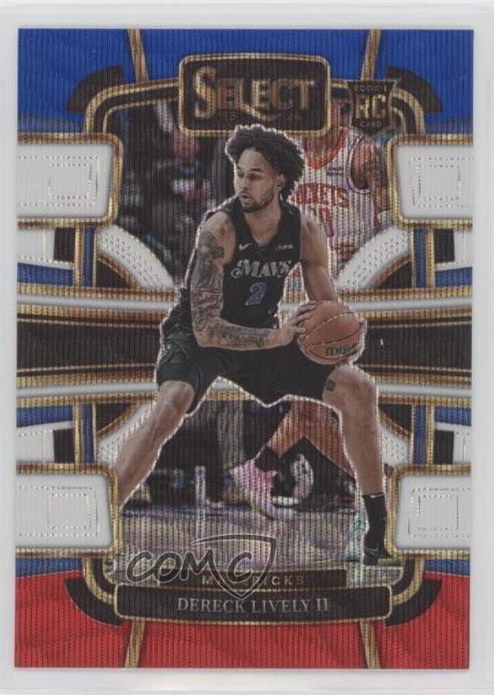2023-24 Panini Select Concourse Tri-Color Prizm Dereck Lively II #76 14t3