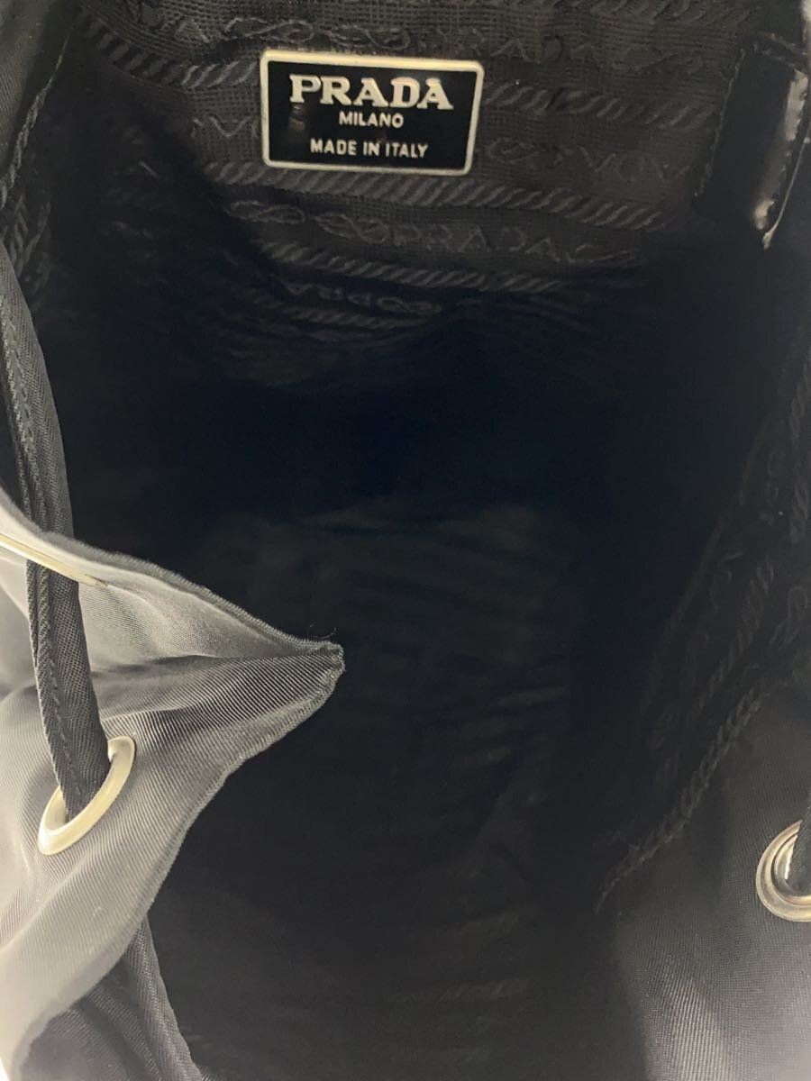 PRADA Backpack Rucksack Nylon Black Solid Used - image 6