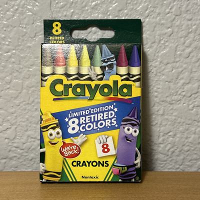 2025 New Unopened Limited Edition 8 Retired Crayola Crayons