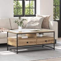 Couchtisch Artisan-Eiche 100 X 51 X 45 Cm Holzwerkstoff