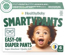 HealthyBaby Size 6 Pull Up Style Training Pants 32 Count   Easy Pull-On  Te