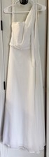 White formal dress for women size 6