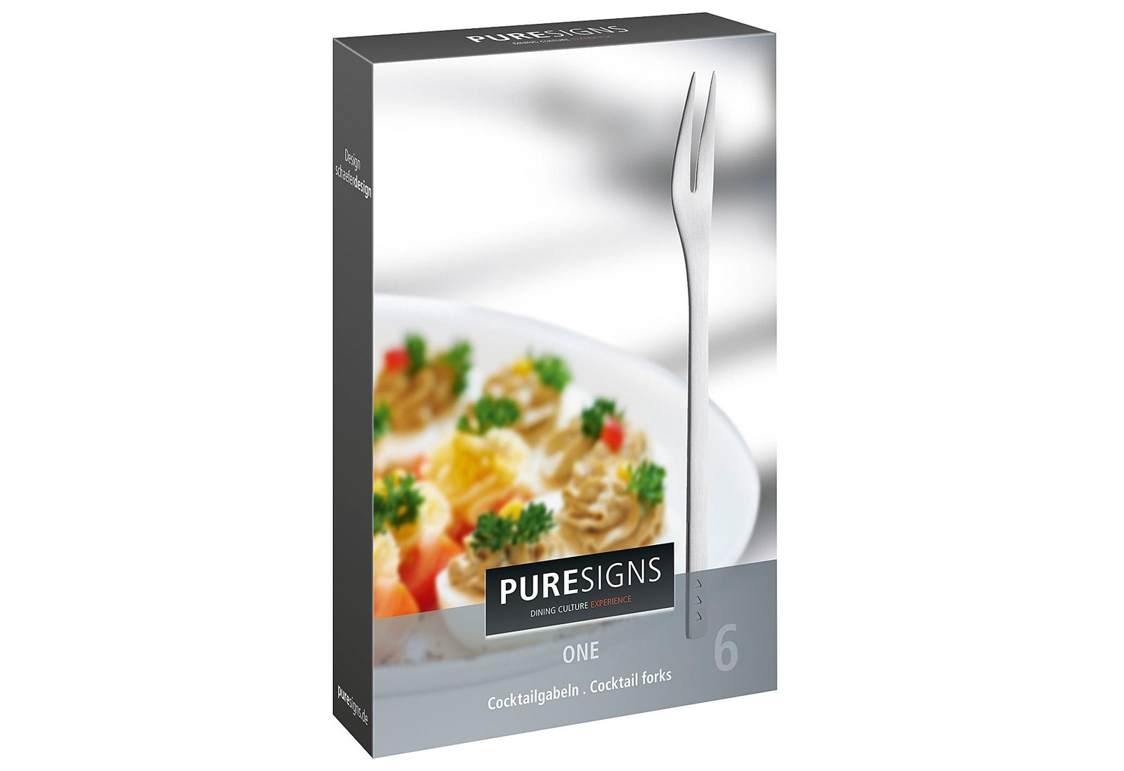 PURESIGNS Coctailgabeln One Extra 6-teilig