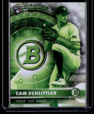 CAM SCHLITTLER 2026 BOWMAN UNDER THE RADAR REFRACTOR RC NEW YORK YANKEES #UR-2
