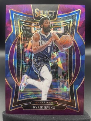 JERSEY NUMBER MATCH 2024-25 Panini Select Prizm Kyrie Irving Purple Ice 11/99 #