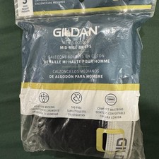 NWT 3XL Gildan Mid Rise Briefs Men's Cotton Underwear 2022 3-pack