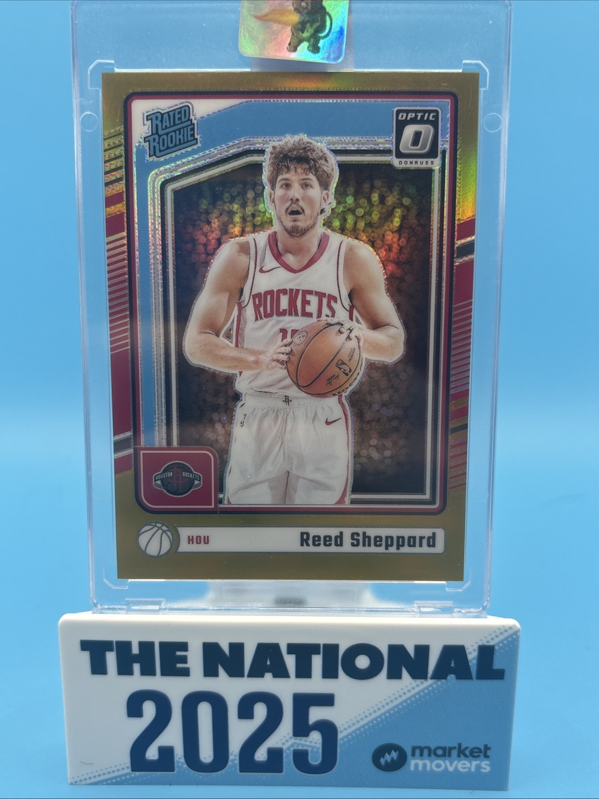 2024-25 Panini Donruss Optic - Rated Rookie Reed Sheppard #255 Gold Prizm /10 RC