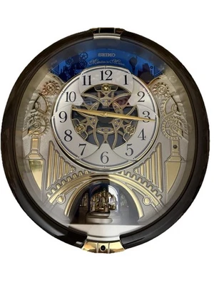 Seiko Melodies in Motion 2025 Limited Edition Golden Rhythm Musical Wall Clock