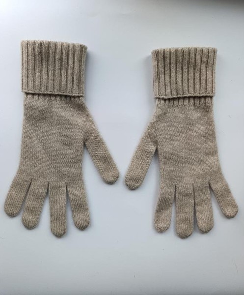 Women Manor Gloves Silver Cashmere One Size