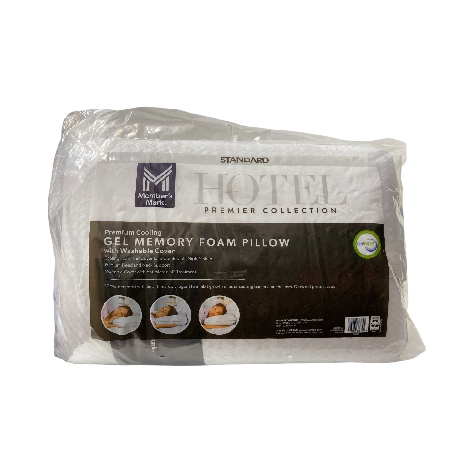 Member's Mark Hotel Premier Collection Premium Cooling Gel Memory Foam Pillow
